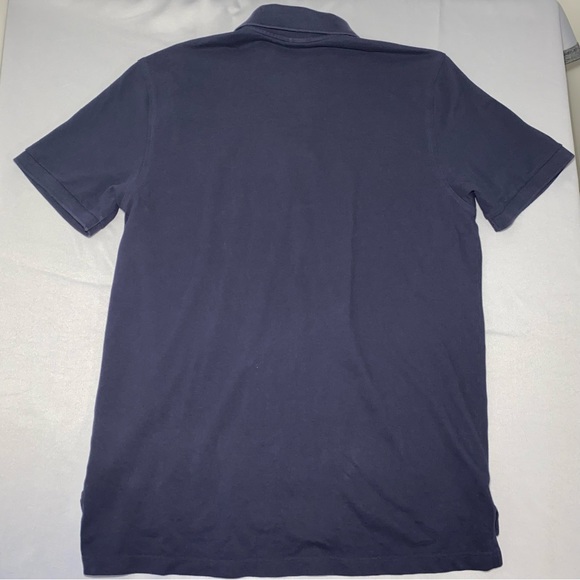 Brooks Brothers 1818 Polo Short Sleeve Button Shirt Men’s L Blue Solid - Picture 6 of 8